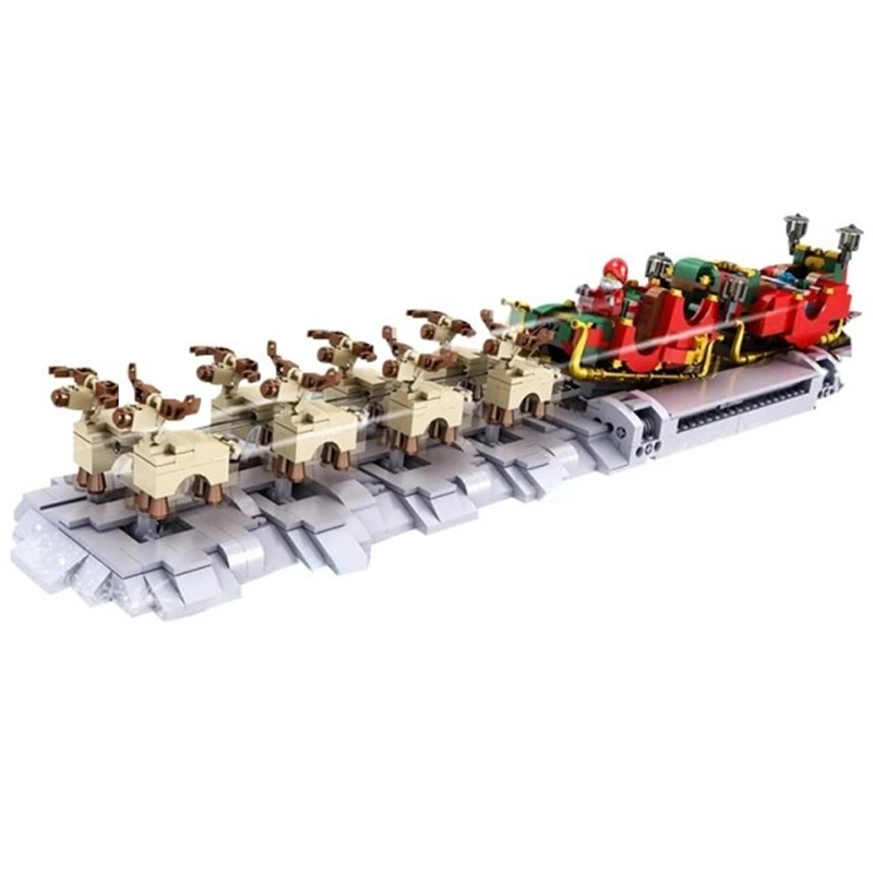 Motorised Santa, Sleigh & Reindeer 1317pcs