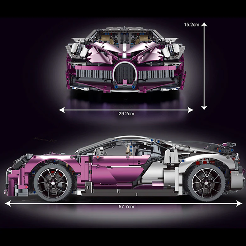 "Pink Devil" Hypercar 3728pcs