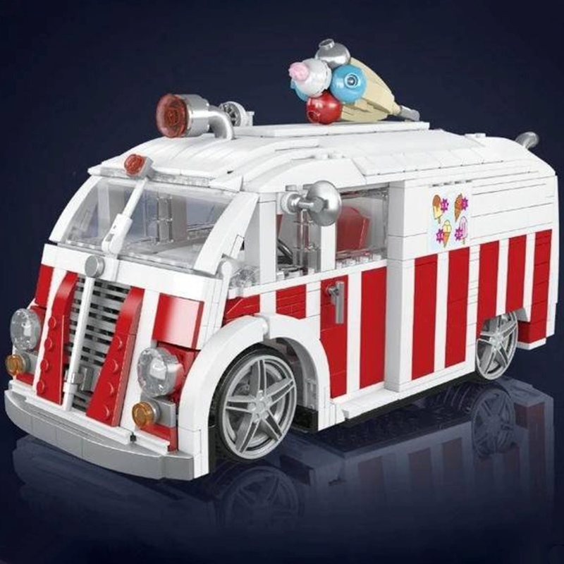 Tuned Ice Cream Truck 1077pcs