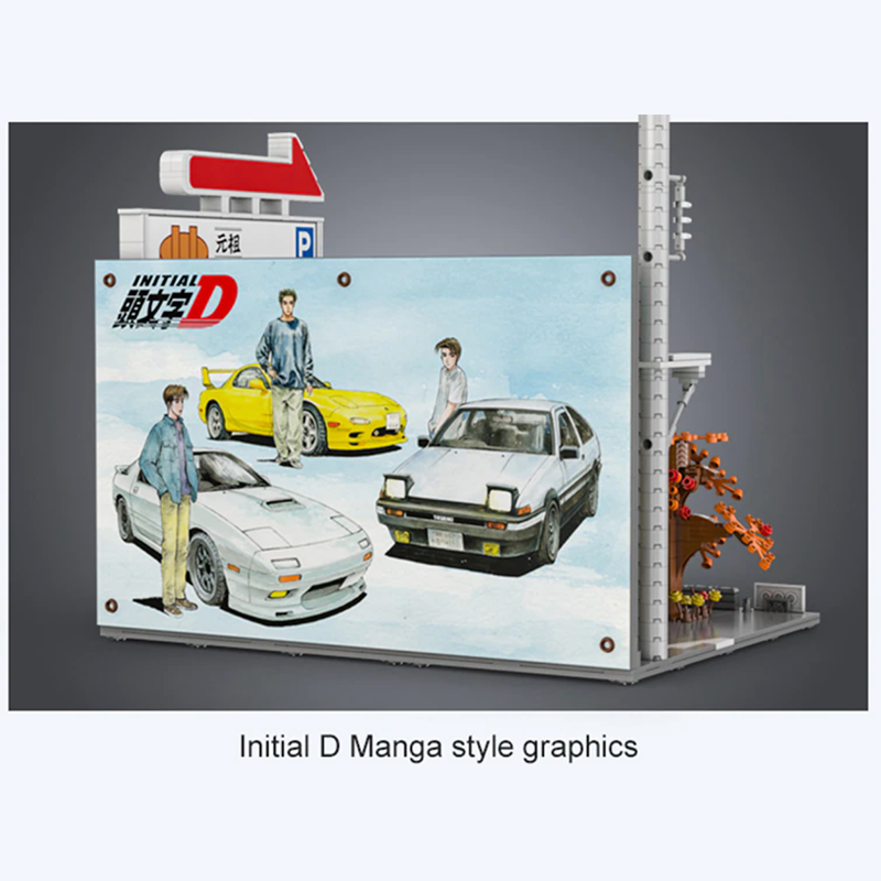 Initial D Usui Touge Parking Lot 1111pcs