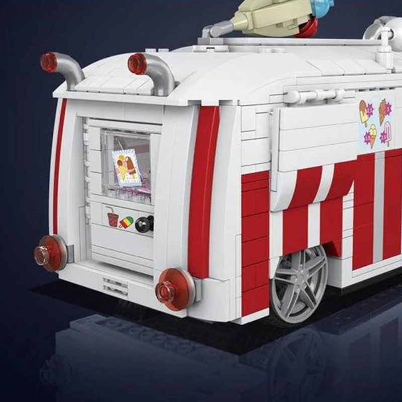 Tuned Ice Cream Truck 1077pcs