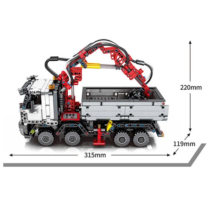 Remote Controlled Construction Truck 1415pcs