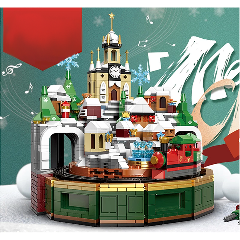 Christmas Village Music Box 1293pcs