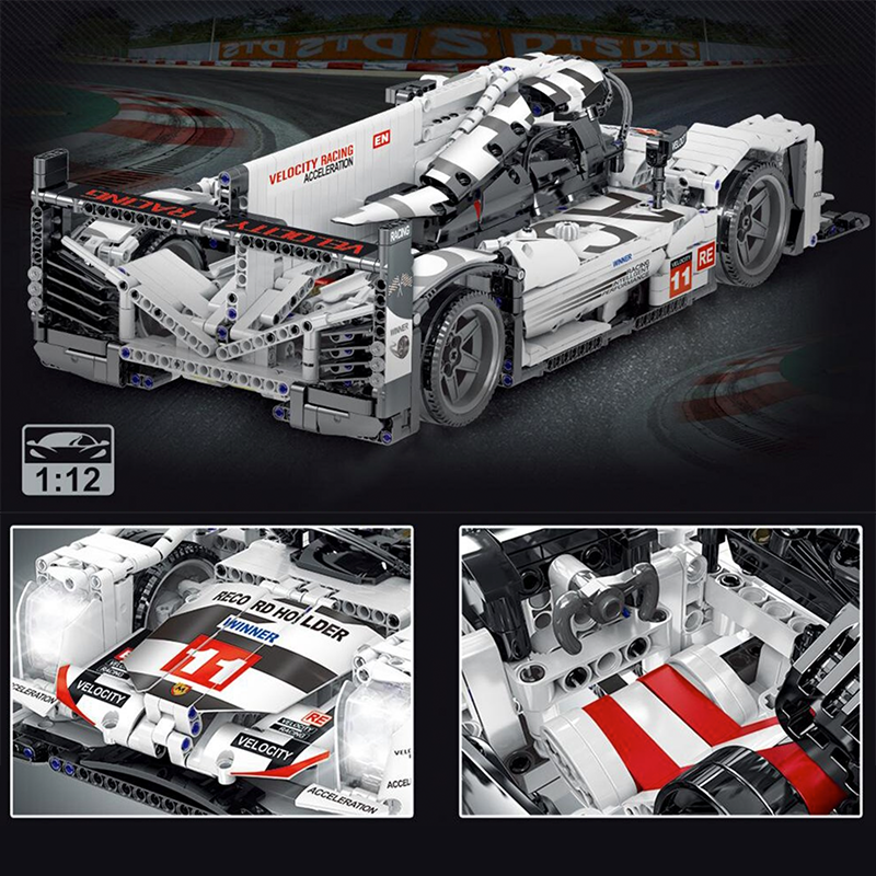 24h Endurance Race Car 1722pcs