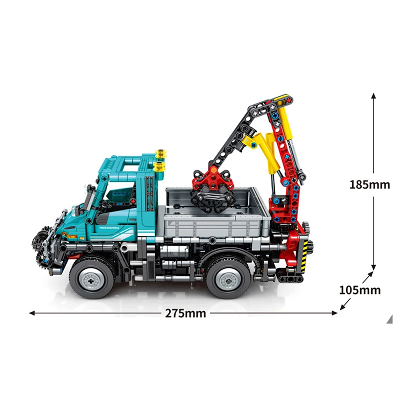 Remote Controlled Logging Unimog 909pcs