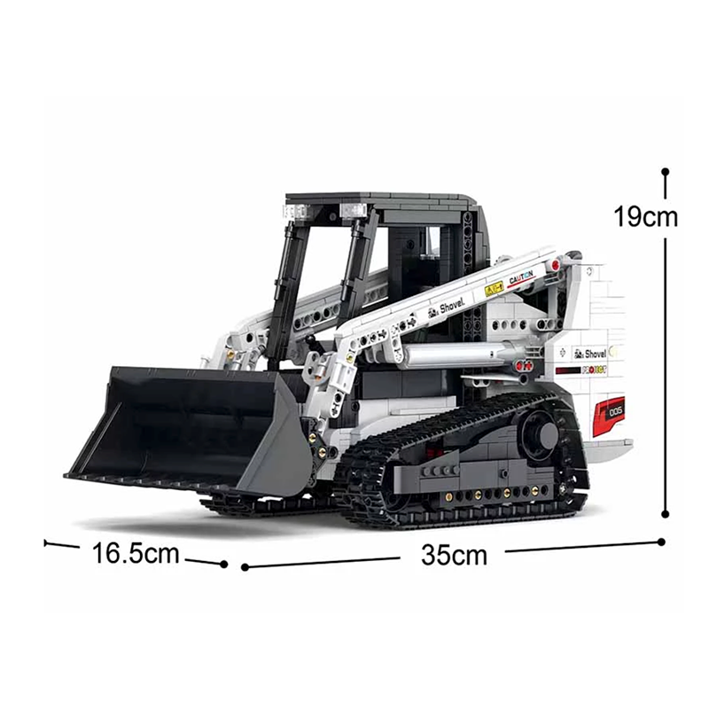 Remote Controlled Track Loader 1365pcs