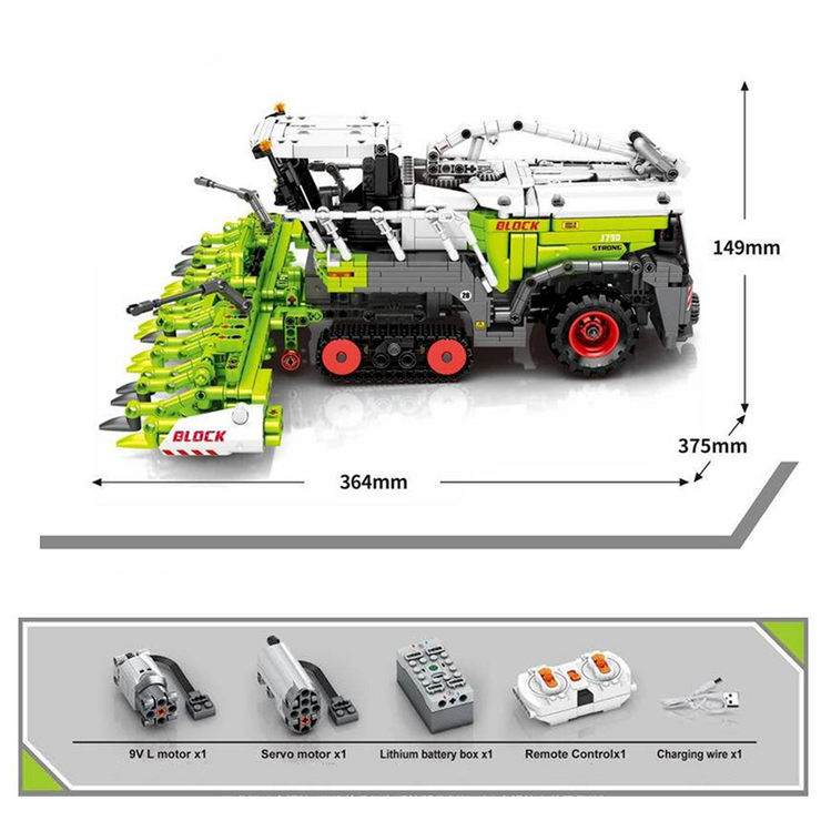 Remote Controlled Forage Harvester 2022pcs