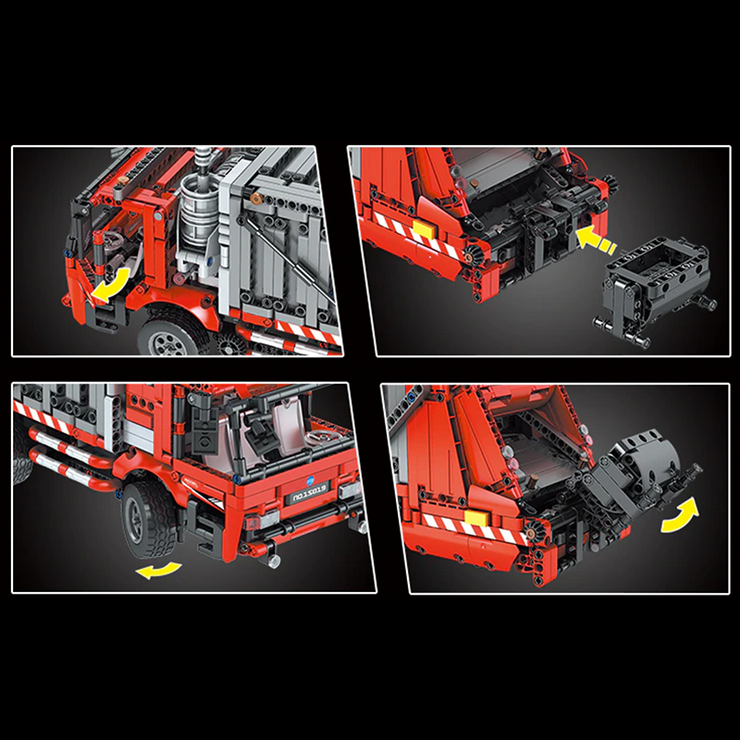 Remote Controlled Garbage Truck 1688pcs