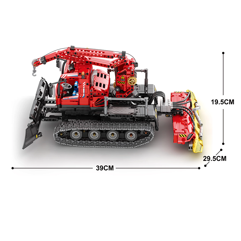 Remote Controlled Snow Groomer 1099pcs