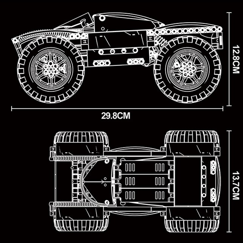 Remote Controlled Off Road Buggy 404pcs