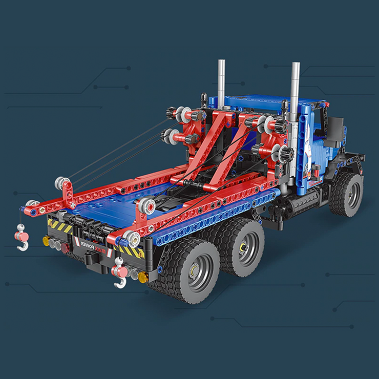 Remote Controlled Flatbed Tow Truck 1063pcs