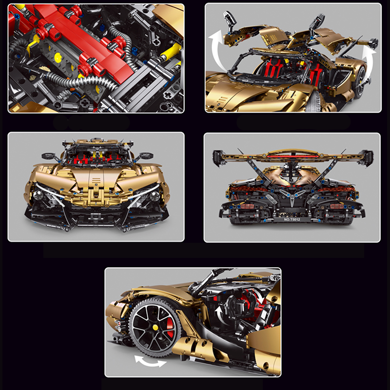 Satin Gold "Intense Emotion" Hypercar 3667pcs