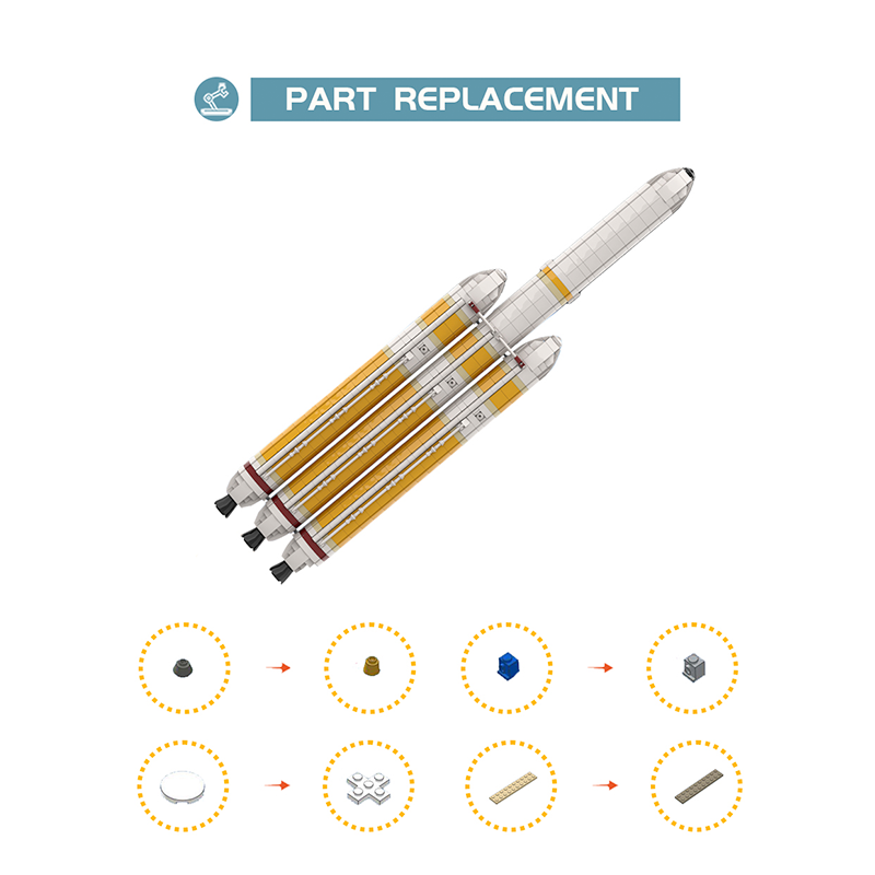 Delta IV Heavy with Parker Solar Probe 1912pcs