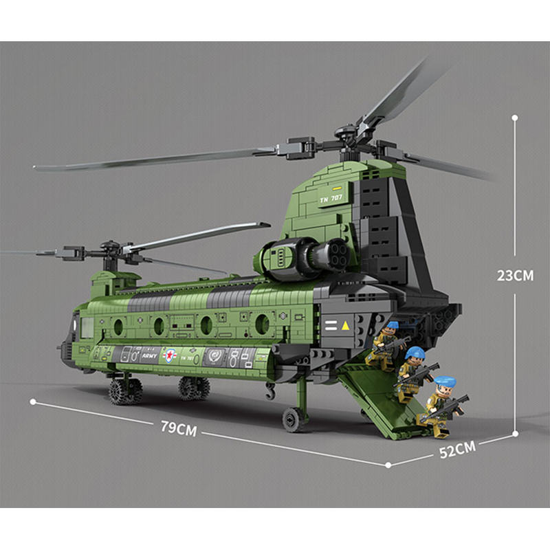 Transport Helicopter 1621pcs