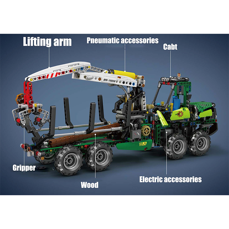 Pneumatic Logging Truck 937pcs