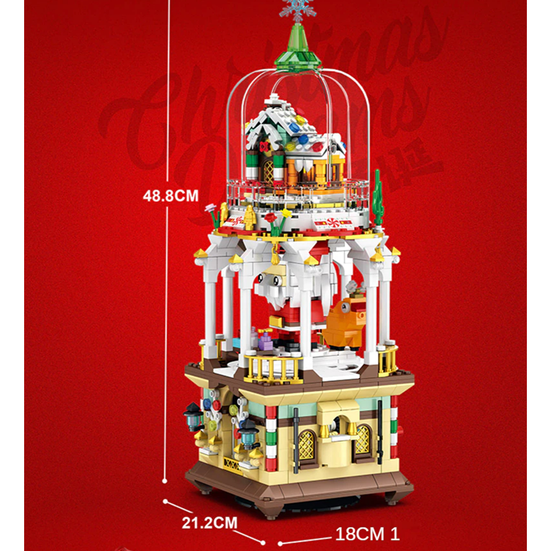 Christmas Dome Kinetic Sculpture 842pcs