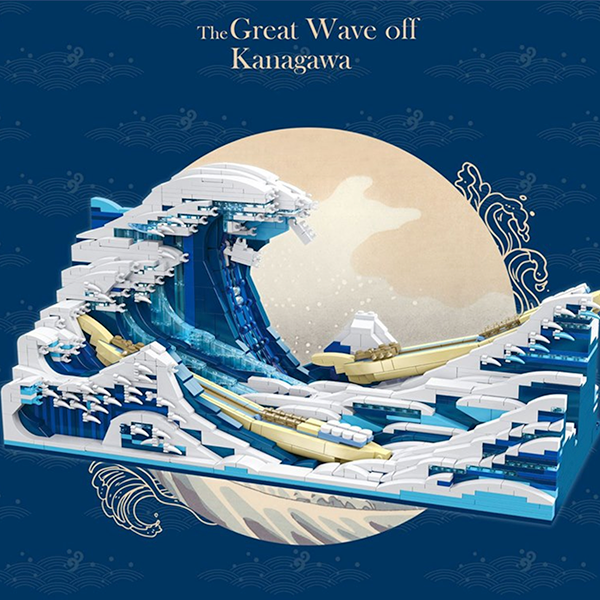 The Great Wave off Kanagawa by Hokusai; Proenza Schouler F/W '12
