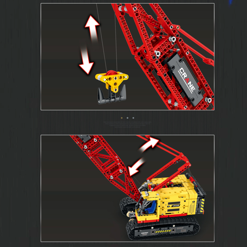 Remote Controlled Dragline 1321pcs