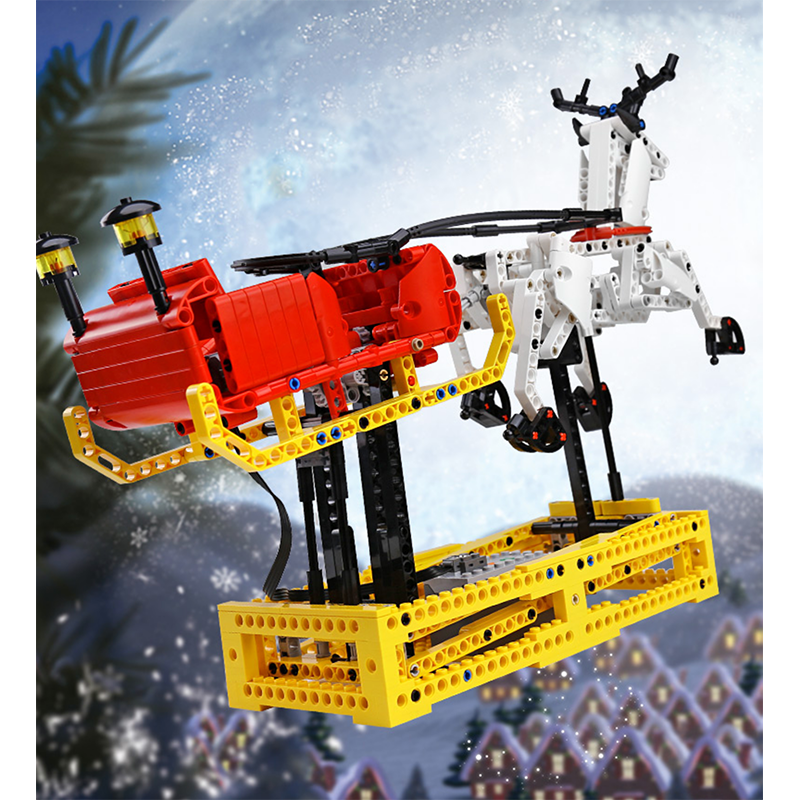 Motorised Sleigh & Reindeer 787pcs