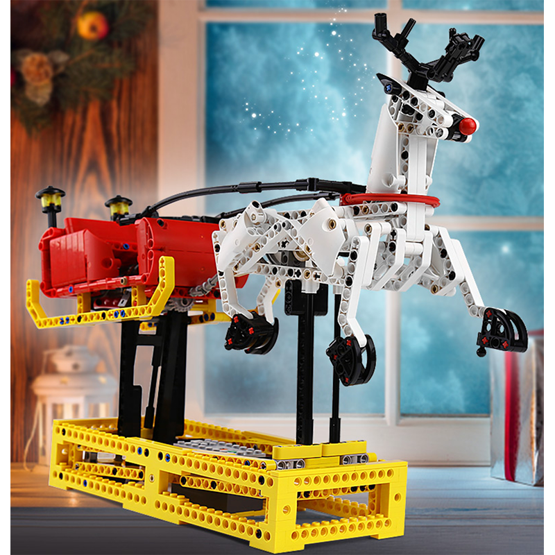 Motorised Sleigh & Reindeer 787pcs