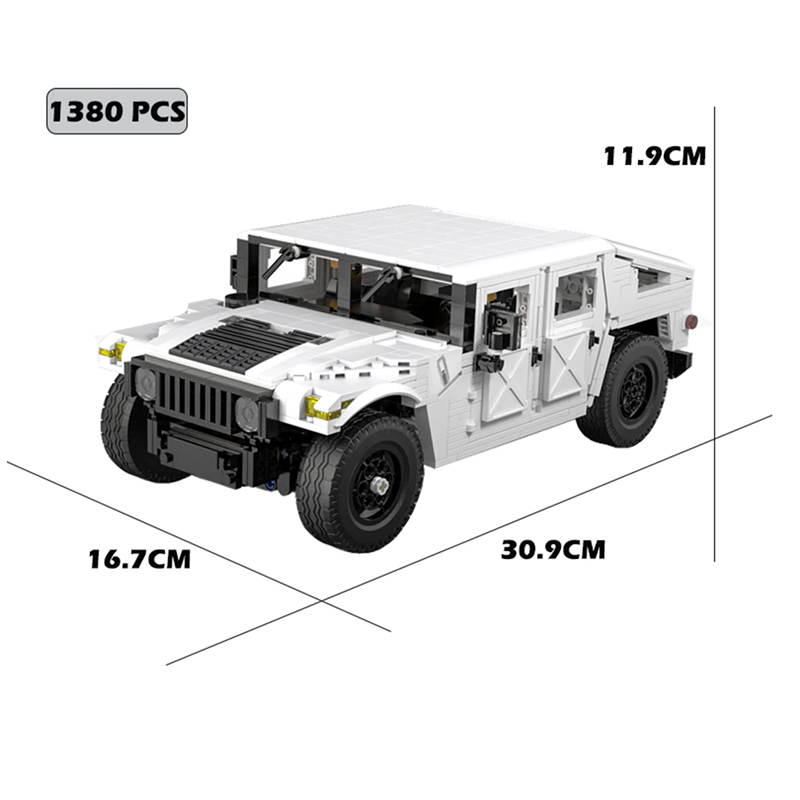 Remote Controlled H1 Humvee 1380pcs