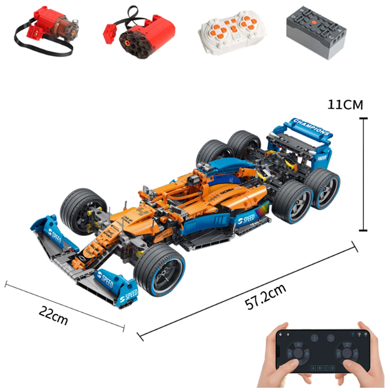 Remote Controlled Single Seater Prototype 1176pcs