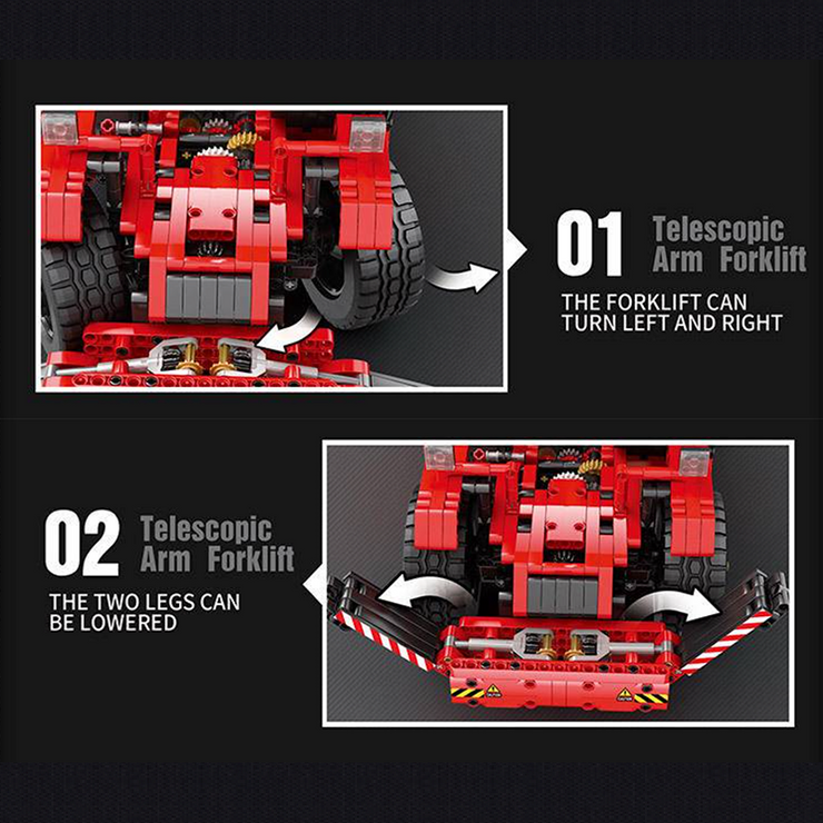 Remote Controlled Telehandler 2259pcs – TheBlockZone