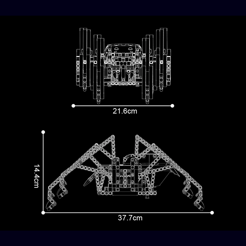 Remote Controlled SpiderBot 817pcs