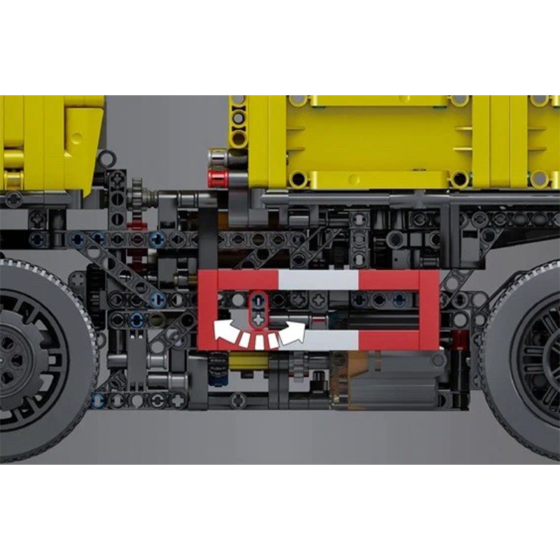 Remote Controlled 3 Way Dump Truck 3205pcs