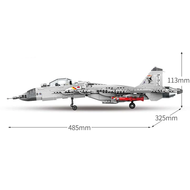 J-15 Fighter Aircraft 1185pcs