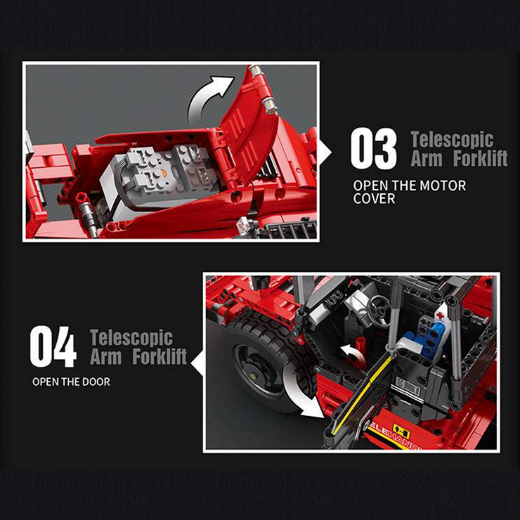 Remote Controlled Telehandler 2259pcs – TheBlockZone