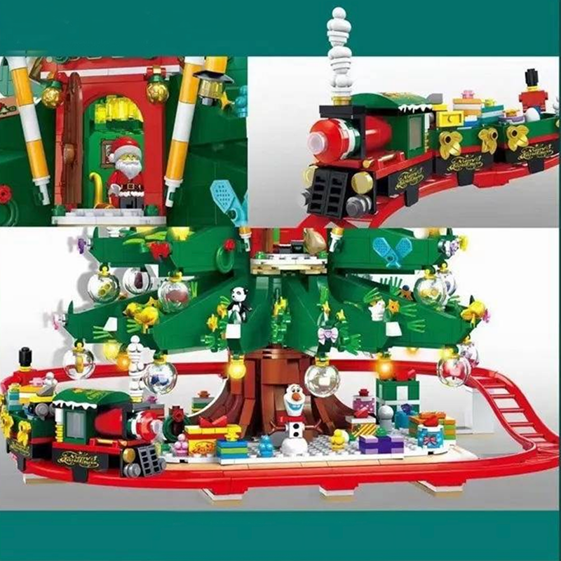 Limited Edition Christmas Tree Rollercoaster 2101pcs