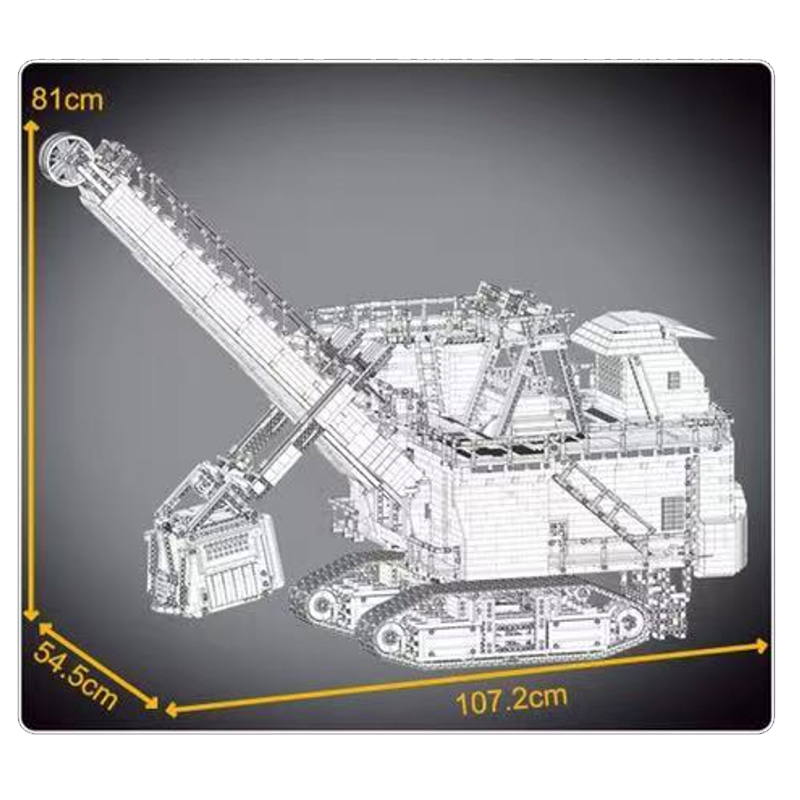 Remote Controlled Electric Rope Shovel 11688pcs