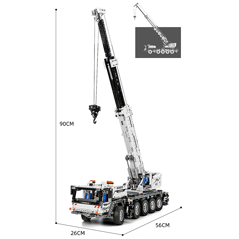 Remote Controlled Crane 2818pcs