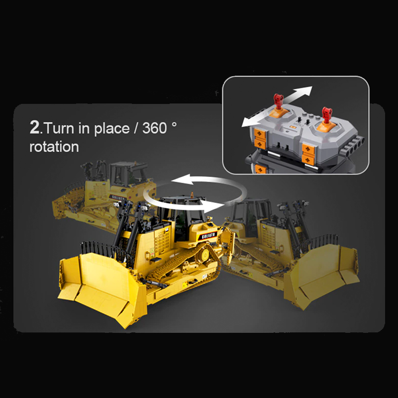 Remote Controlled Goliath Bulldozer 2825pcs