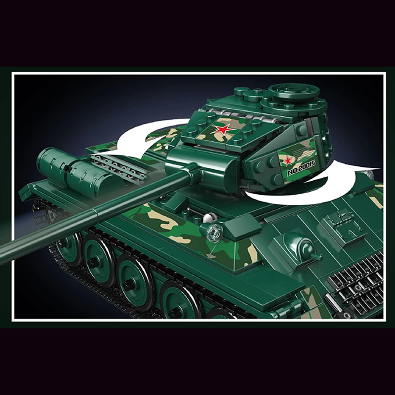 Remote Controlled T-34 Tank 799pcs