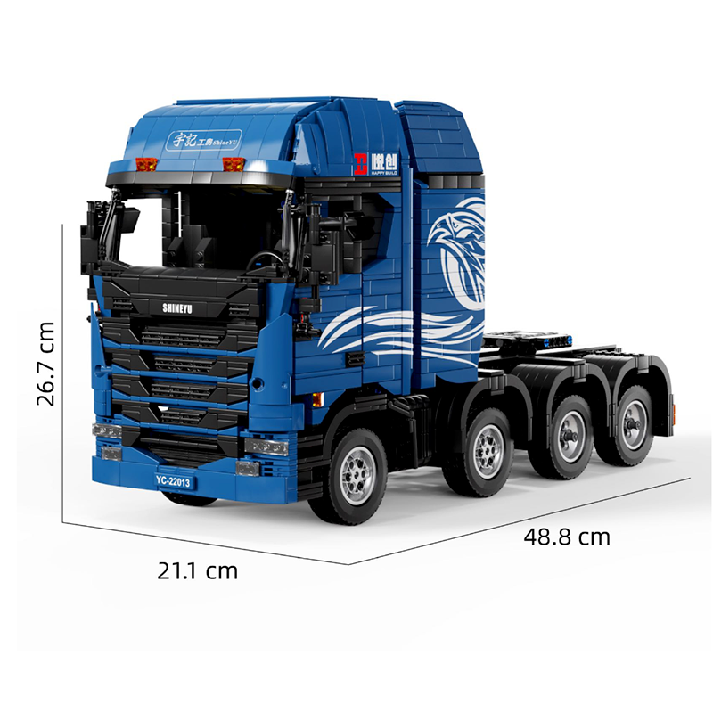 Remote Controlled Truck with Trailer 4458pcs