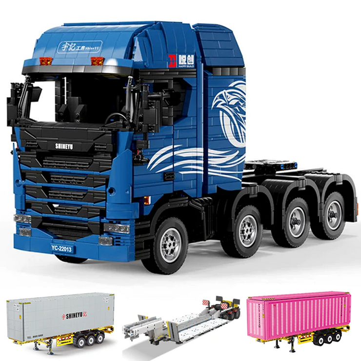 Remote Controlled Truck with Trailer 4458pcs