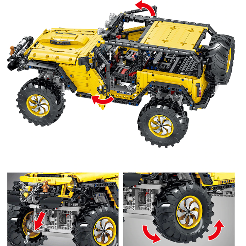 "Banana" Off Roader 2452pcs