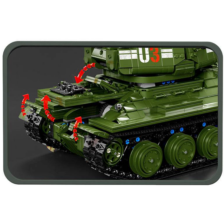 Remote Controlled T34 Tank 2051pcs – TheBlockZone