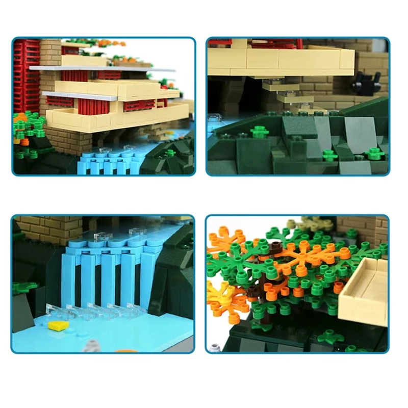 Fallingwater Villa 1219pcs