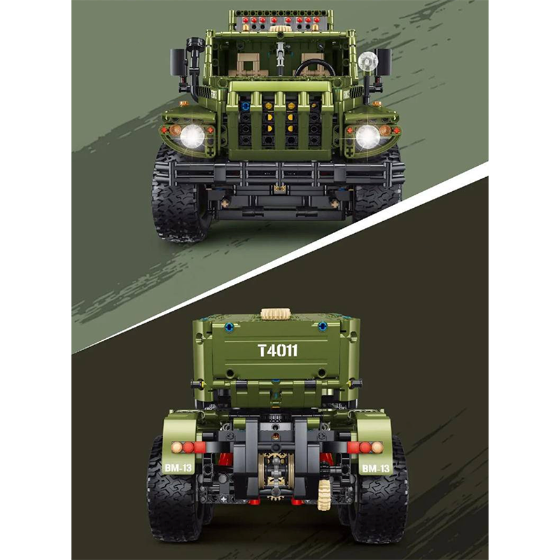 Remote Controlled Katyusha Rocket Launcher 2267pcs