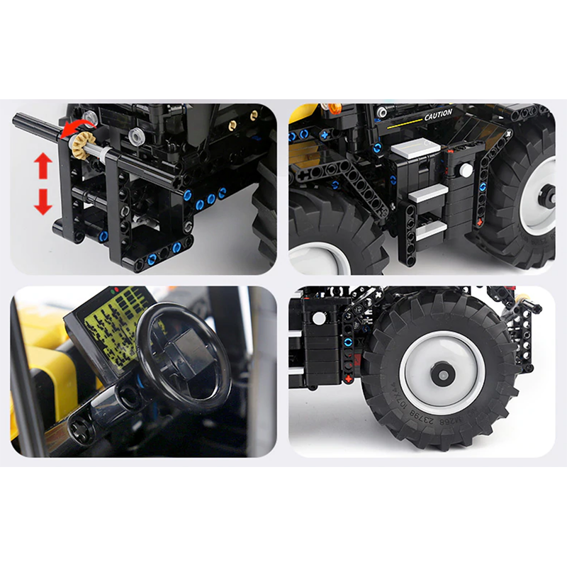 Remote Controlled Tractor 2596pcs