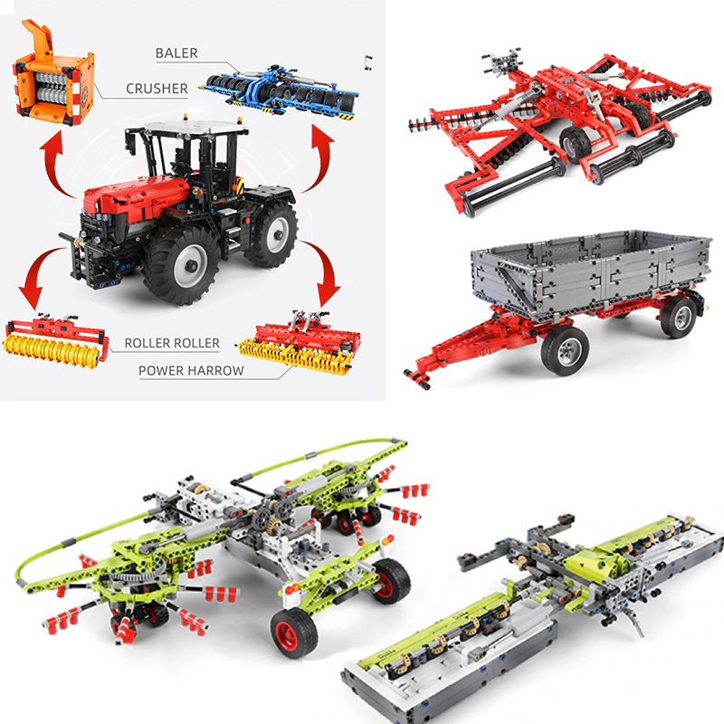 Remote Controlled Tractor 2716pcs