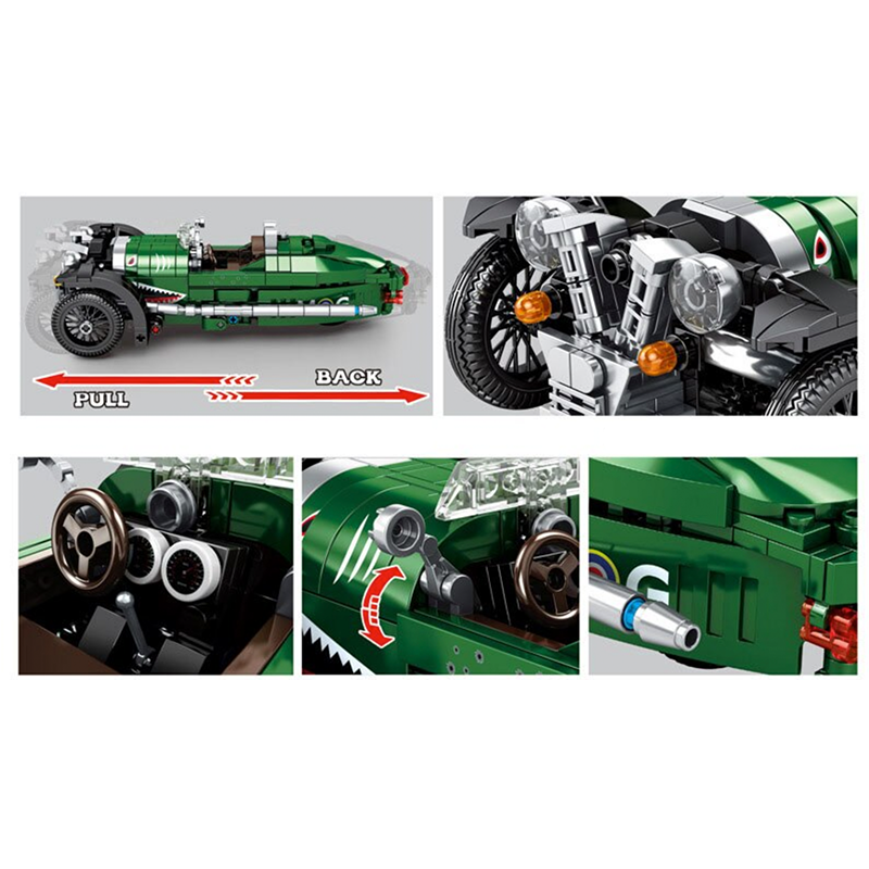 British Three Wheeler 487pcs