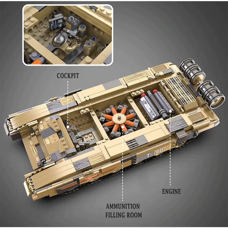 Remote Controlled Tank 1722pcs