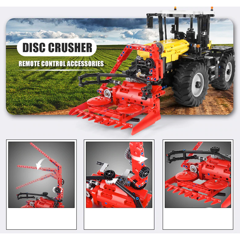 Remote Controlled Tractor 2596pcs