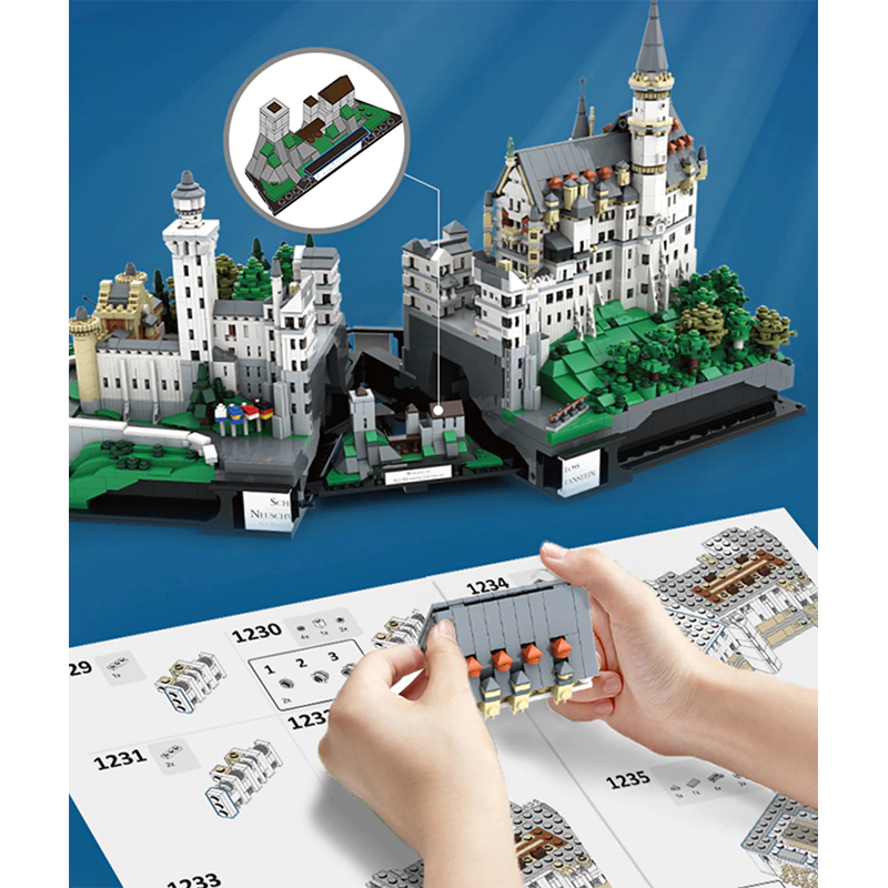 Neuschwanstein Castle 7437pcs