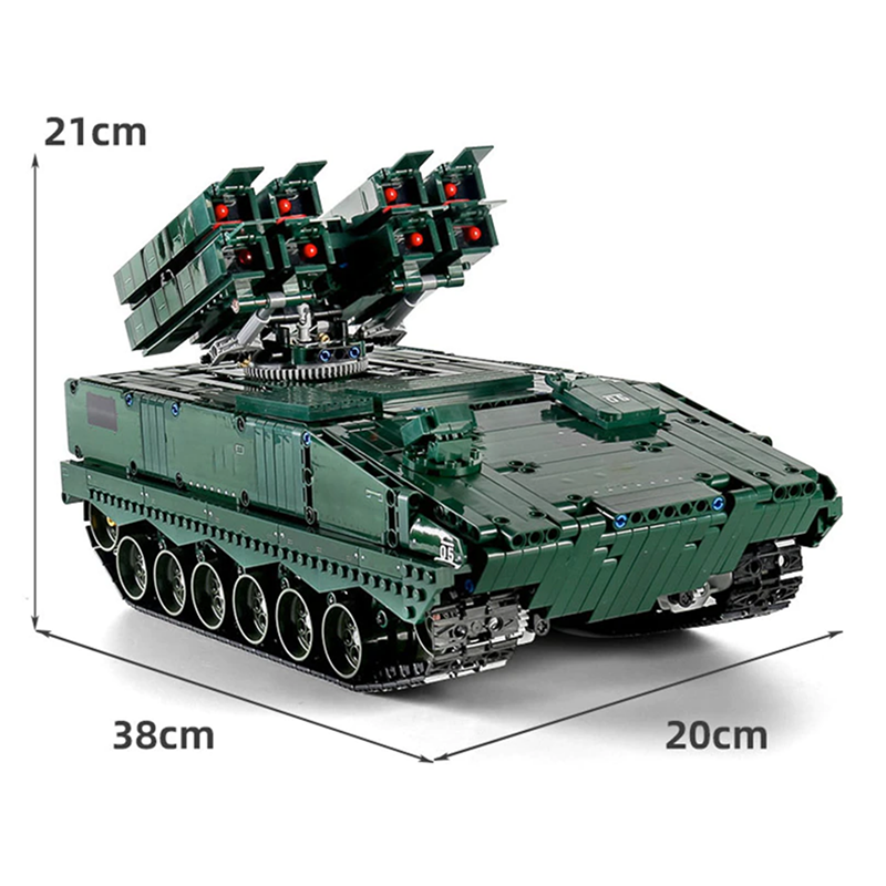 Remote Controlled Missile Shooter 1689pcs