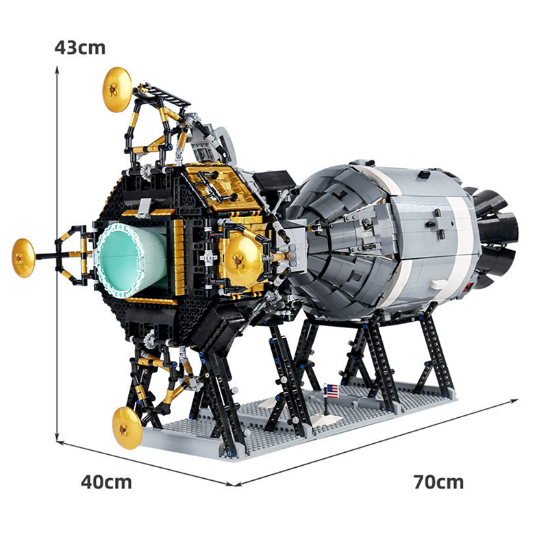 Apollo Spacecraft 7011pcs